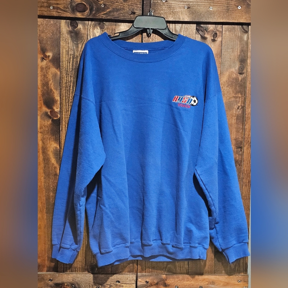 Hanes Vibrant Blue Crewneck Sweater